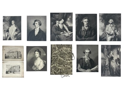 Lot 348 - (19th Century Portrait Etchings)