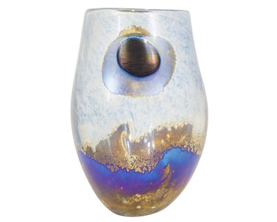 Lot 34 - Norman Stuart CLARKE (b.1944), an eclipse glass vase.