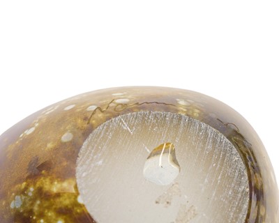 Lot 34 - Norman Stuart CLARKE (b.1944), an eclipse glass vase.