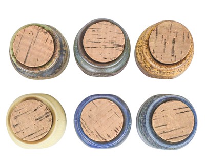 Lot 32 - Francesca Mascitti Lindh (1931), Arabia, six studio pottery spice jars