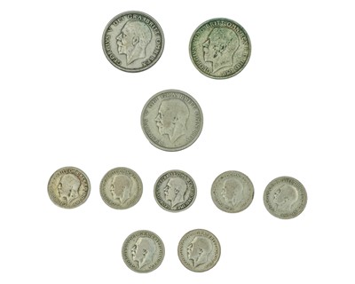 Lot 31 - GB PRE-DECIMAL COINAGE - including a little .500 silver of 51.83g.