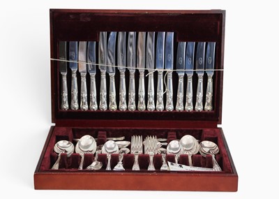 Lot 145 - A selection of silver plate.