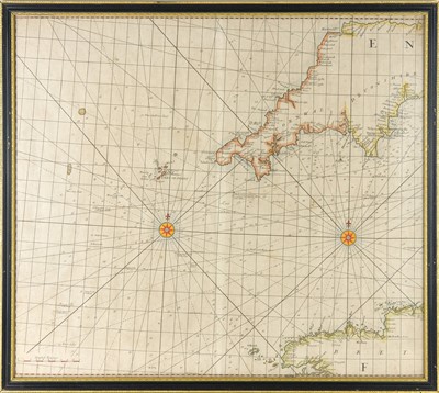 Lot 328 - (Sea Chart of the Isles of Scilly) Edmund Halley