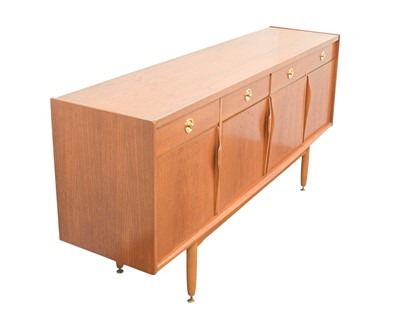 Lot 43 - A teak sideboard.