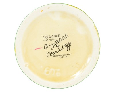 Lot 2 - A Clarice Cliff Fantasque Pastel Melon pattern vase.
