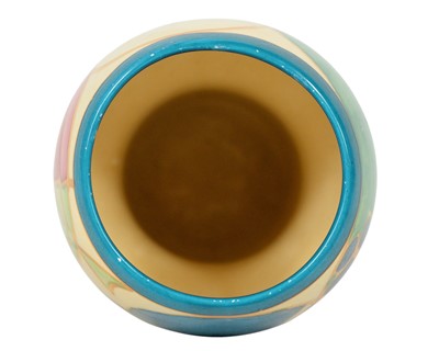 Lot 2 - A Clarice Cliff Fantasque Pastel Melon pattern vase.