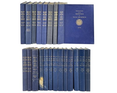 Lot 149 - (Maritime) Transactions of The Institution of Naval Architects
