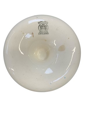 Lot 33 - A set of six harlequin Maling dessert dishes.