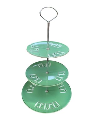 Lot 33 - A set of six harlequin Maling dessert dishes.