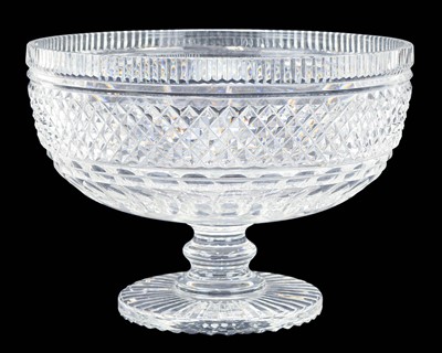Lot 536 - A Waterford cut glass pedestal punch bowl.