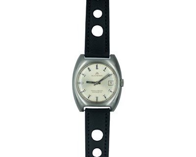 Lot 623 - BUCHERER - A chronometer automatic stainless steel gentleman's wristwatch.