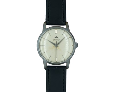 Lot 642 - MARVIN - A Hermetic chrome-plated manual wind gentleman's wristwatch.