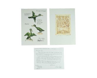 Lot 427 - Signed Oliver Postgate (Bugpuss and Smallfilms) ephemera