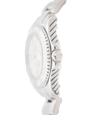 Lot 658 - ROLEX - A fine Yacht-Master platinum and steel gentleman's mid-size bracelet wristwatch.
