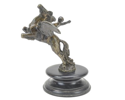 Lot 44 - A bronze maquette or mascot.