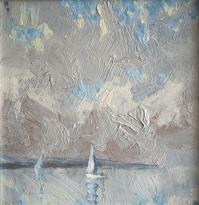 Lot 339 - Neil MINERS (1931 - 2010) Light Winds Oil on...