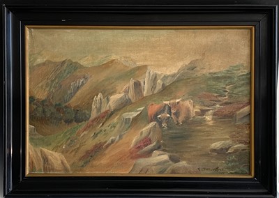 Lot 1270 - P.J.Popplestone (British C19th) Highland...