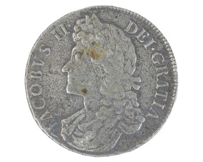 Lot 186 - 1688 James II crown.