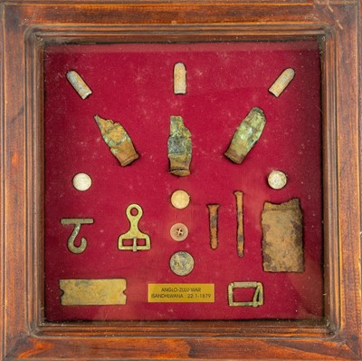 Lot 151 - Excavated Souvenirs of the Battle of Isandhlwana 1879 during the Zulu Wars.
