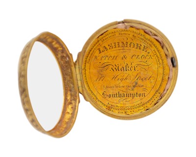 Lot 501 - A fine early 18th-century gold repoussé paircase fusee verge pocket watch signed Jno Hodges LONDON.