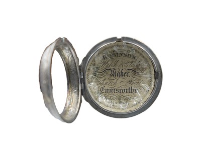 Lot 506 - An early 18th-century repoussé silver pair cased fusee verge pocket watch signed Jo Kirk London.