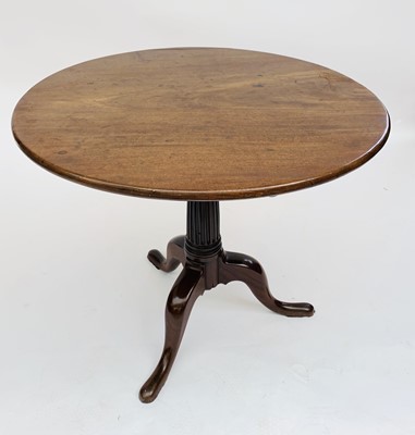 Lot 3211 - An early George III mahogany tilt top pedestal...