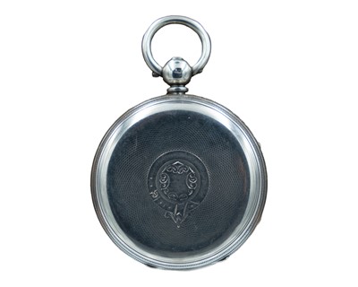 Lot 524 - A silver-cased fusee-lever key wind pocket watch signed E. S. COMBERBACH, BLACKBURN.
