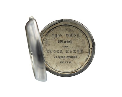 Lot 519 - A George IV silver pair-case fusee-verge pocket watch, by F. Berreys, London.