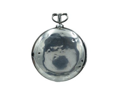 Lot 512 - A George III silver pair-case fusee verge pocket watch, signed Jas Richbell, London