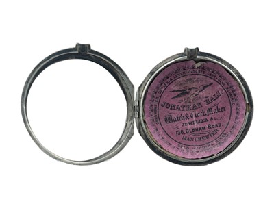 Lot 512 - A George III silver pair-case fusee verge pocket watch, signed Jas Richbell, London