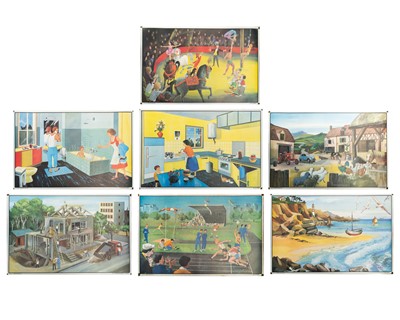 Lot 28 - Educational French posters.