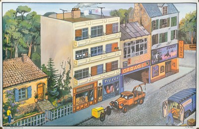 Lot 28 - Educational French posters.