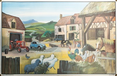 Lot 28 - Educational French posters.