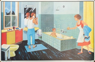 Lot 28 - Educational French posters.