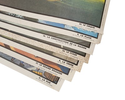 Lot 28 - Educational French posters.