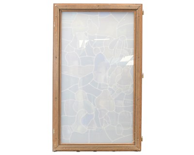 Lot 207 - A leaded stained glass panel, Low Countries, early 20th century.