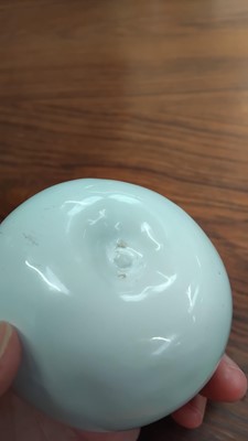 Lot 108 - A Troika white pottery apple.