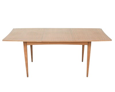Lot 48 - Richard Hornby for Fyne Ladye, a teak extending dining table and six chairs.