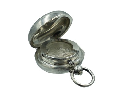 Lot 602 - A Victorian silver sovereign coin holder fob, by Deakin & Francis.