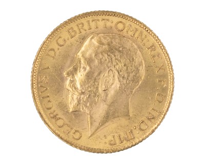 Lot 220 - A George V 1915 full sovereign gold coin.