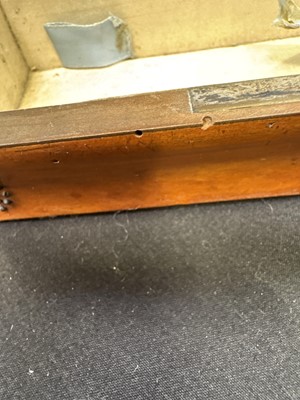 Lot 1 - A French Palais Royale satinwood cased necessaire.