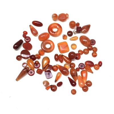 Lot 2509 - Carnelian beads etc.