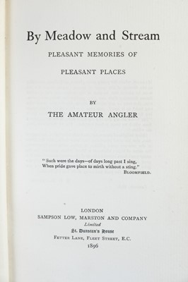 Lot 9 - (Angling) Edward Marston