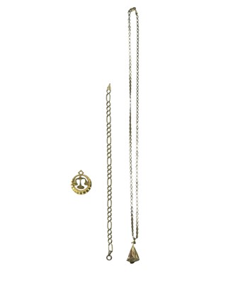 Lot 227 - A selection of 9k jewellery.