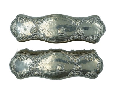 Lot 117 - A pair of silver-backed clothes brushes by Colen Hewer Cheshire.