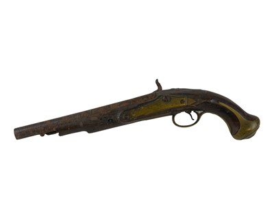 Lot 135 - An early 19th century pistol.