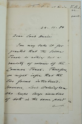 Lot 37 - (Presentation Copy, with authors A.L.S.) Albert Gunther