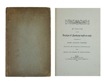 Lot 339 - (Presentation Copy) Dame Juliana Barnes (attributed to)