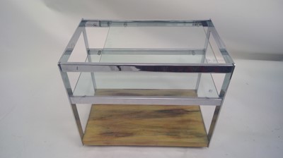 Lot 3244 - A 1970's Merrow Associates chrome and rosewood...