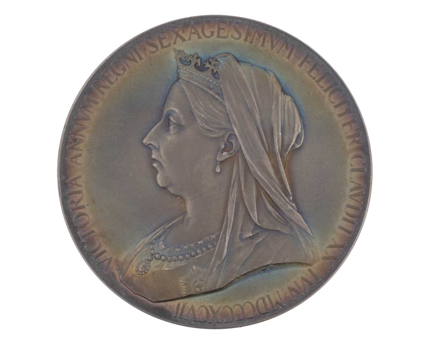 Lot 8 - ROYAL COMMEMORATIVE MEDAL - A Victoria 1897 Diamond Jubilee silver medal.